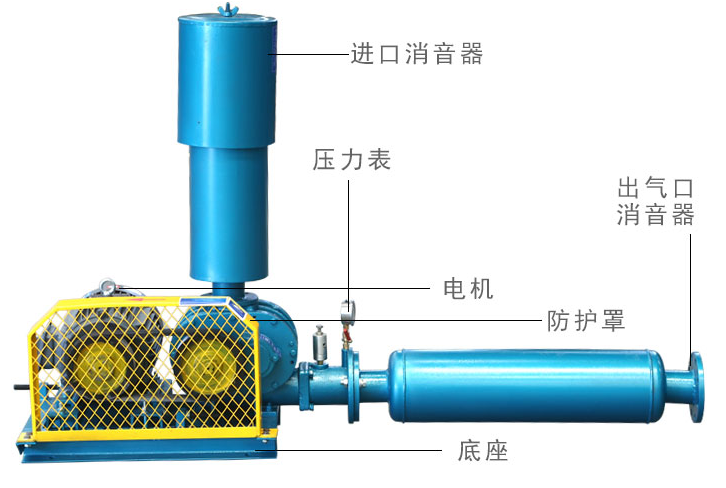 山东MSR50三叶罗茨鼓风机(图1)